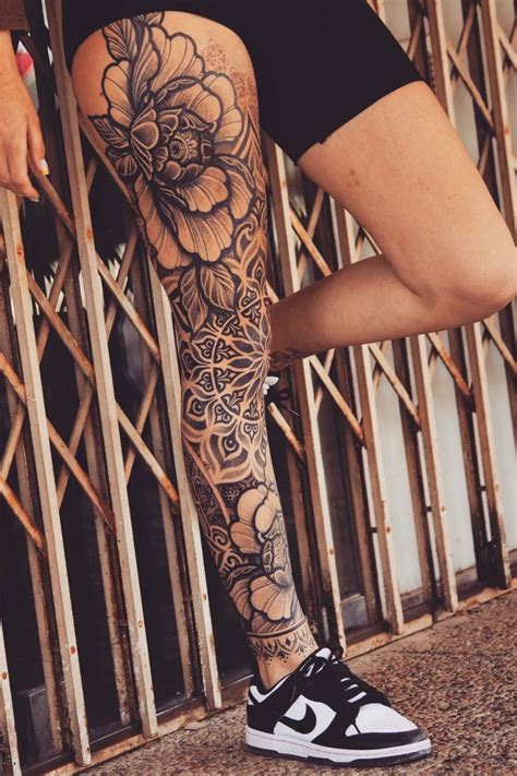 thigh/butt tattoos|76+ Thigh Tattoos For Women: From Delicate to Daring!